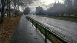 Zeller road Romrod rain